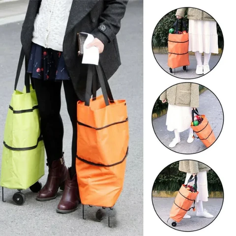 BOLSA PLEGABLE CON RUEDAS