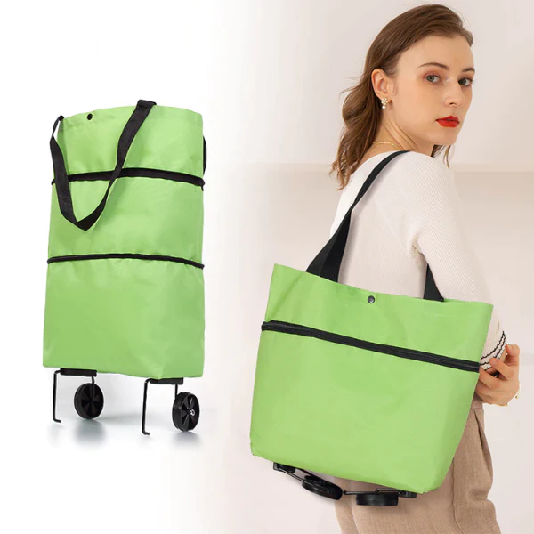 BOLSA PLEGABLE CON RUEDAS